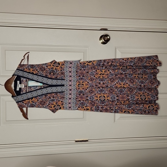 Wisp Ryenne Jersey Dress Golden Navy Size 6 NWT - Picture 9 of 16